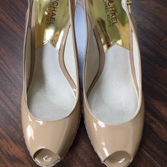 MICHAEL Michael Kors Shoes - MICHAEL KORS Keegan Sling Wedge Sandal NEW w/BOX